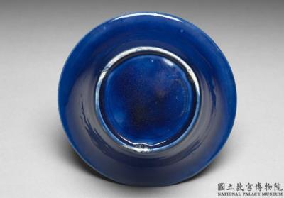 图片[2]-Flared teacup with cobalt blue glaze, Ming dynasty, Jiajing reign (1522-1566)-China Archive